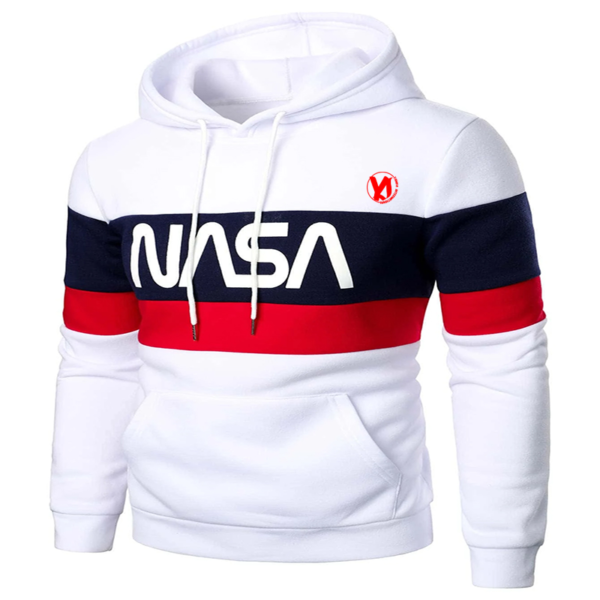 Multicolor Nasa Print hoodie