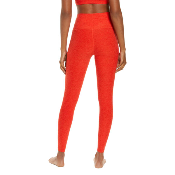 Red fitness legging