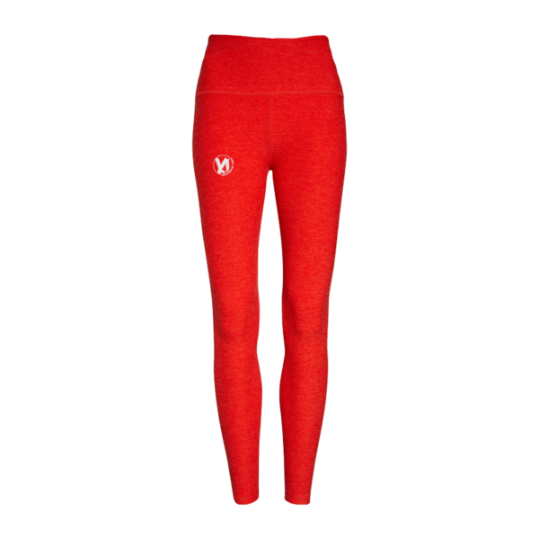 Red fitness legging