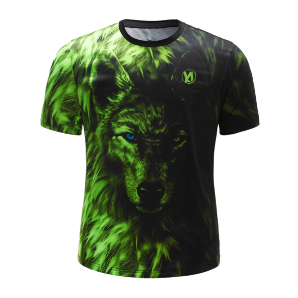 Wolf Print T-Shirts